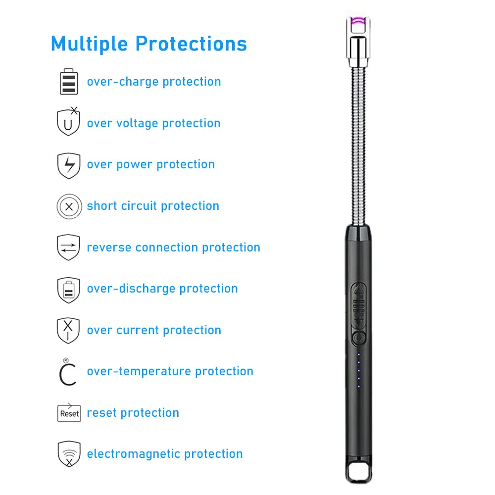 Rechargeable Pulse Igniter Electric Lighter