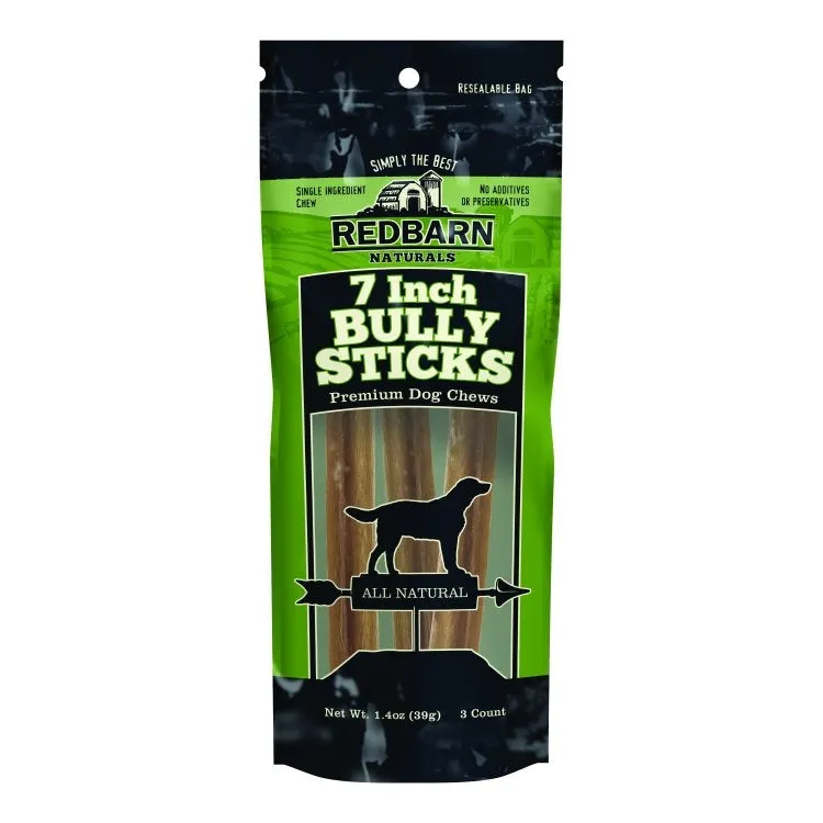 REDBARN 7" Bully Stick 3pk *Clearance*