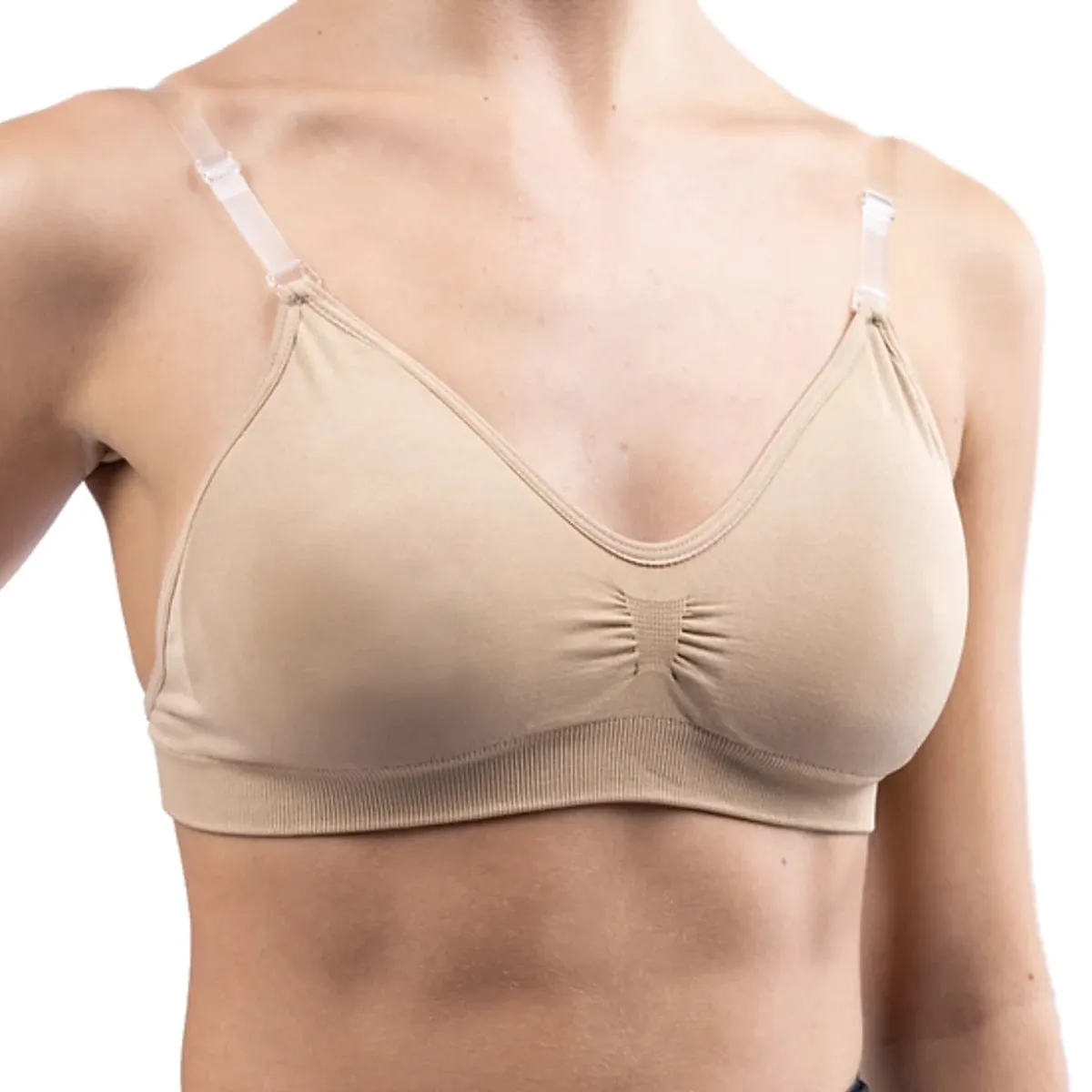 Silky Dance Clear Back Bra with Removable Padding