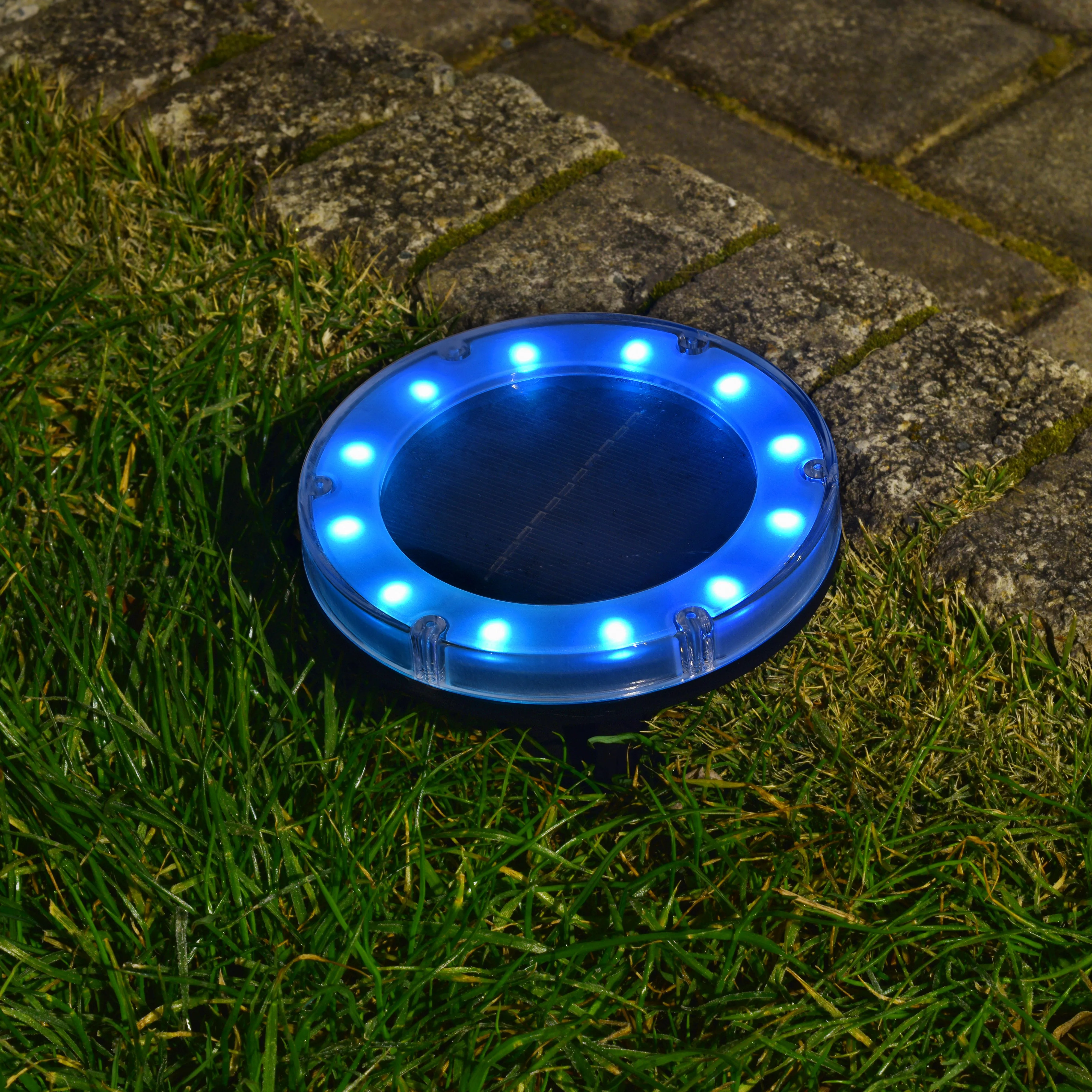 Solar Powered LED Pathway Lights | 4-Pack | 2 Light Modes | Rechargeable Battery | Waterproof IP65