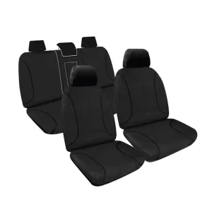 Tradies Full Canvas Seat Covers Suits Mazda BT-50 (UN) SDX, DX  Freestyle Cab 11/2006-10/2011 Black