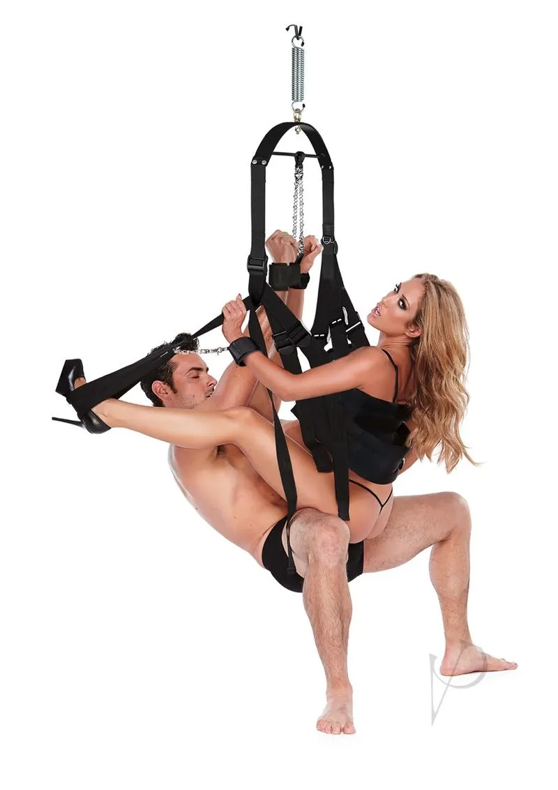 Whipsmart Bondage Pleasure Swing Black