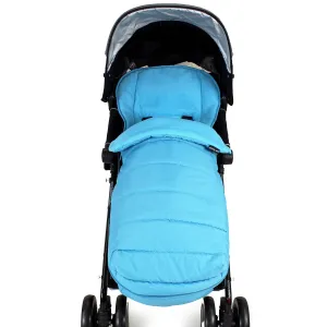 XXL Luxury Footmuff Liner Ocean (blue) Fit Obaby Atlas Tippitoes Stroller