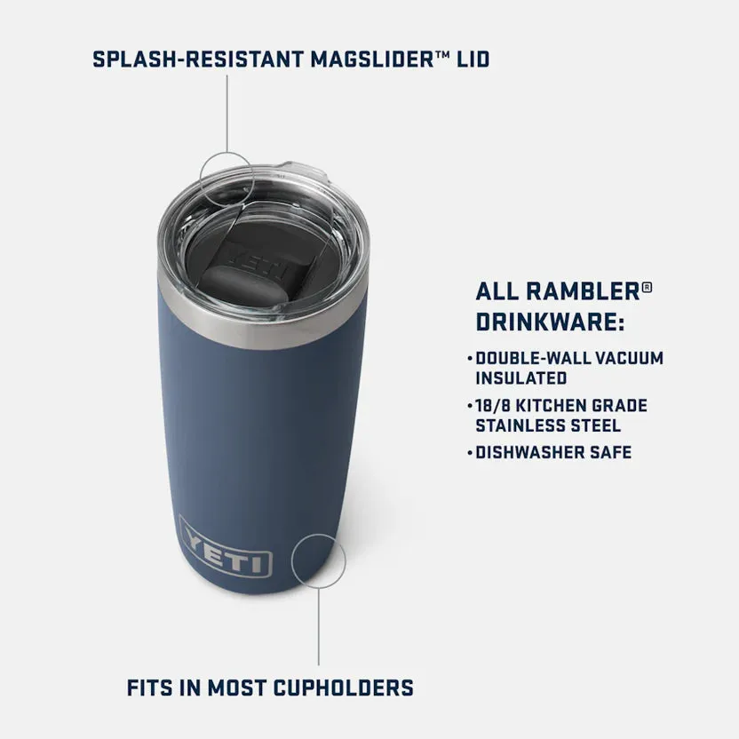 YETI Rambler 10 OZ (296ml) Tumbler With Magslider Lid - Navy